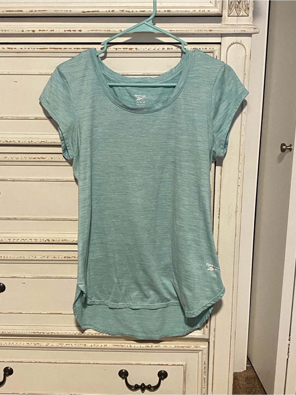 Reebok Women's Light Teal Short Sleeve Performance Tee